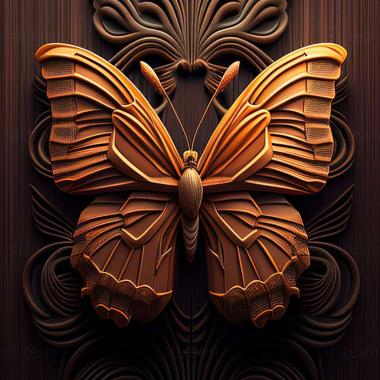 3D модель Papilio arcturus (STL)